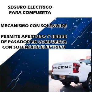 Seguro eléctrico a compuerta trasera kaicene f'70